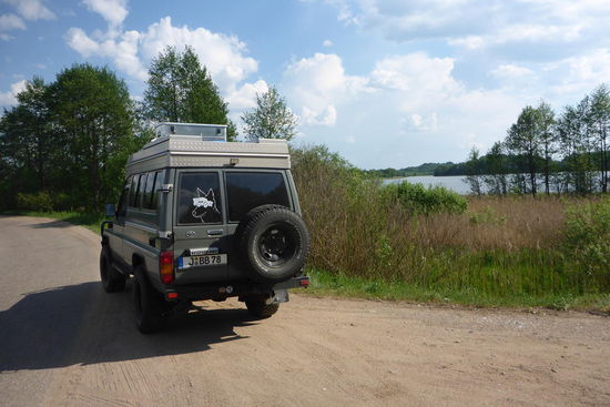 Unterwegs viel Wasser