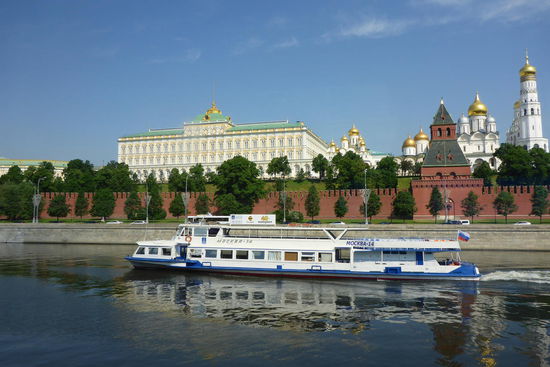 Kremlmauer an der Moskwa
