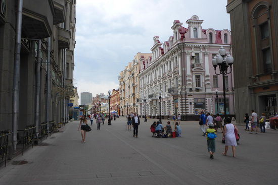 In der Fußgängerzone Arbat