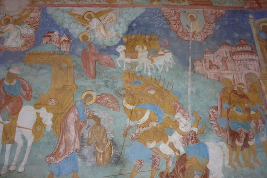 Fresken aus dem 17. Jahrhundert in der Erlöser-Verklärungs-Kathedrale