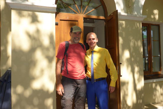 Begegnungen: Der super gestylte Bräutigam. Good luck, Wladimir, and a house full of kids