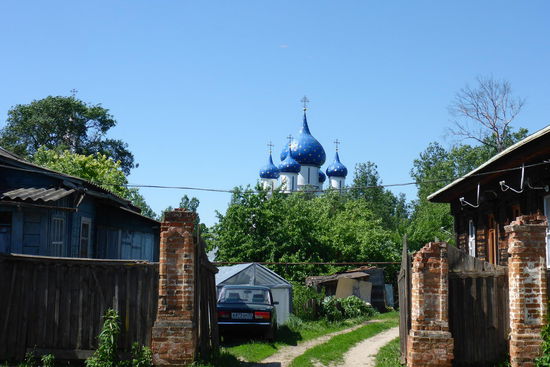 Ein letzter Blick auf die schöne Kreml-Kathedrale