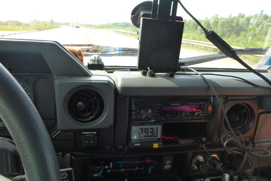 Heißes Russland schon morgens um 8.00