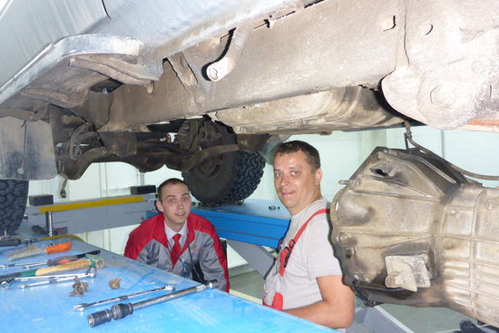 Operateur und Supervisor bei der Arbeit