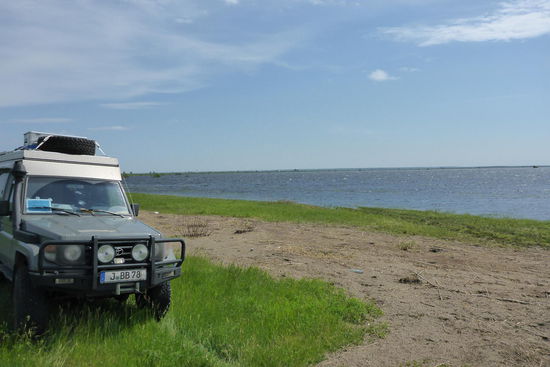 Mittagsrast in der sibirischen Einsamkeit