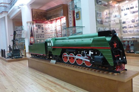 Im Eisenbahnmuseum ...