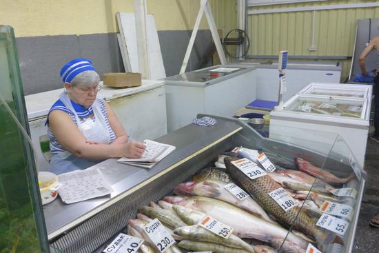 Auch das Angebot an Fischen kann sich sehen lassen