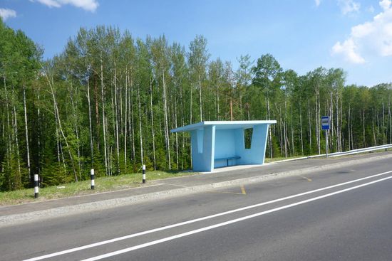 Bushaltestelle an der M 53, so heißt jetzt die West-Ost-Magistrale