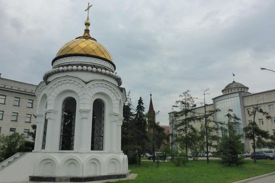 Kapelle vor dem "Grünen Haus", dem Gouverneursitz