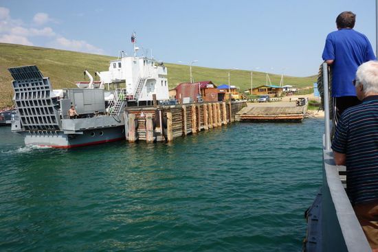 ... Anleger auf der Insel Olchon