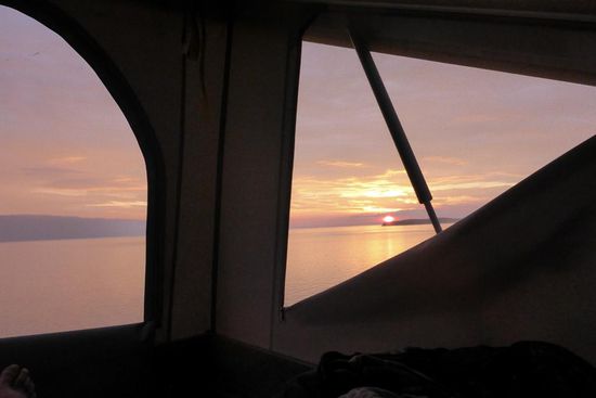 Der letzte Sonnenaufgang auf Olchon