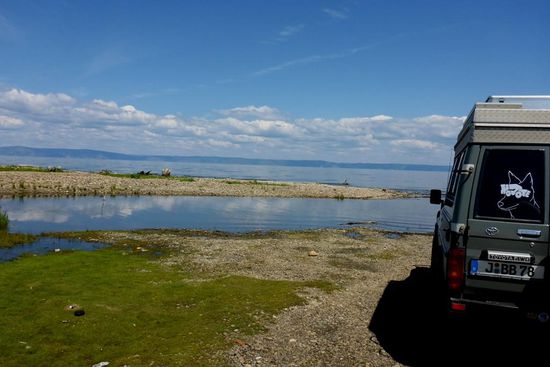 Mittagsrast am Baikalsee