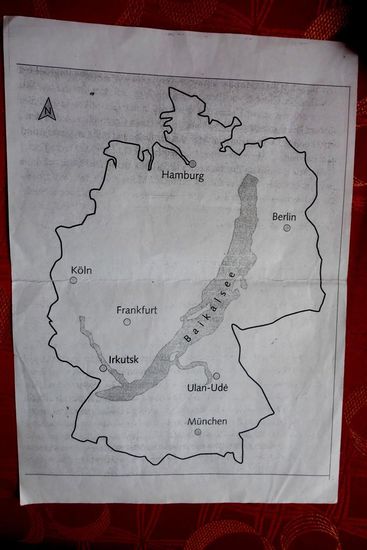 Der Baikalsee ist 58mal größer als der Bodensee