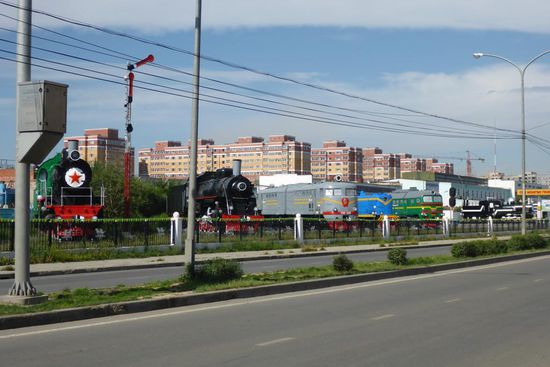 Eisenbahnmuseum in Ulaanbaatar
Loks der mongolischen Transsib