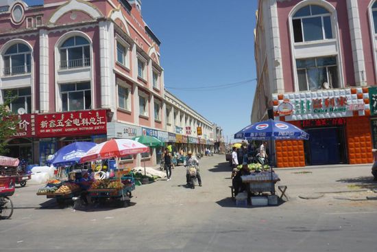 Erenhot, die chinesische Grenzstadt