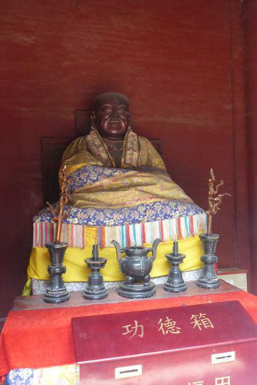 Ein zufriedener Buddha