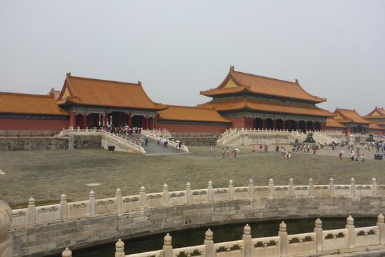 ... größter Holzskelettbau des alten China ...