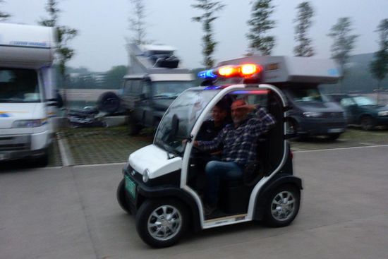 ... mit Elektro-Renner