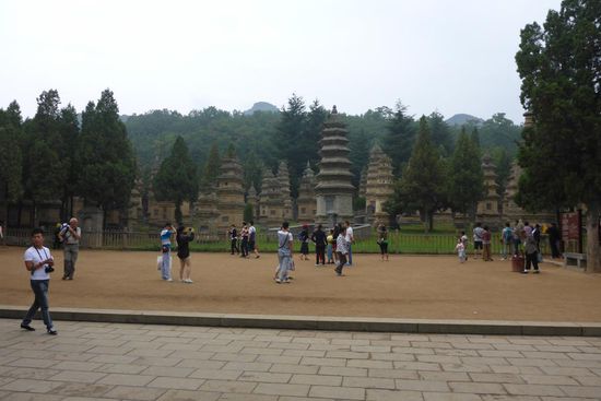 ... ist ein Mönchsfriedhof mit 200 bis 1000 Jahre alten Grabpagoden,
insgesamt 232