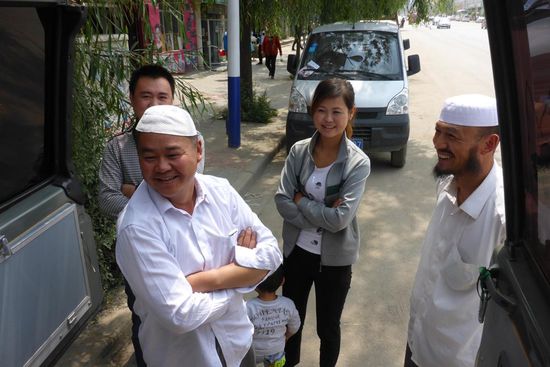 Immer wieder Neugierige am Toyo