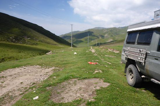 Offroad auf 3500 m üNN ...
