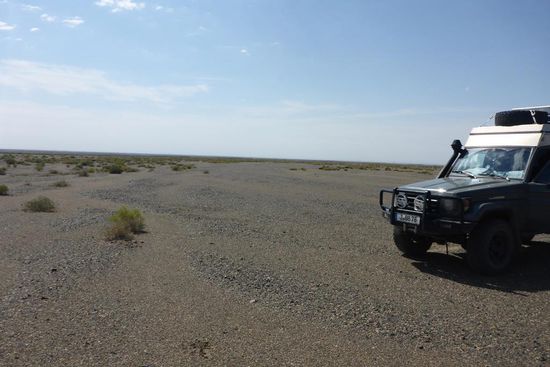 Allein in der Wüste ...