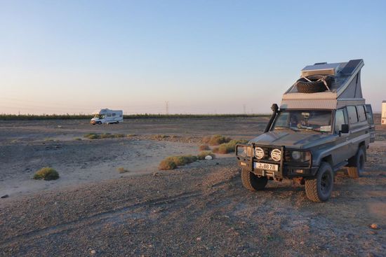 ... im Camp bei Hami