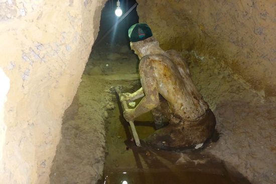 Kühler geht es im Karez-Bewässerungssystem zu ...