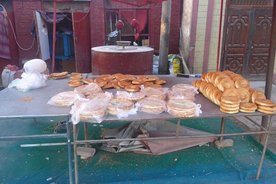 Hier gibt es knuspriges und würziges Fladenbrot, 2 Brote für 5 Yuan