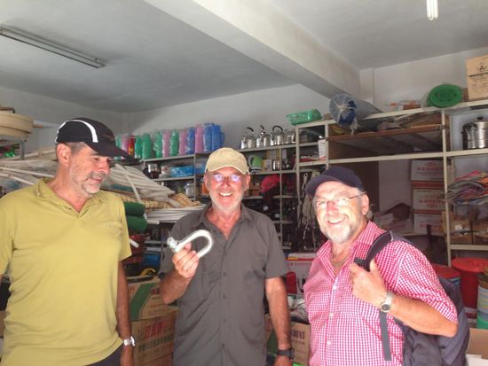 Nachtrag: Mit Winfried und Wolle beim Einkauf von Bergeausrüstung