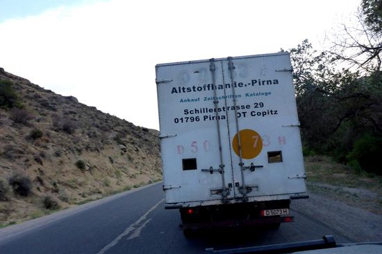 Ein Pensionär aus Pirna an der Elbe arbeitet für das kirgisische Transportsystem