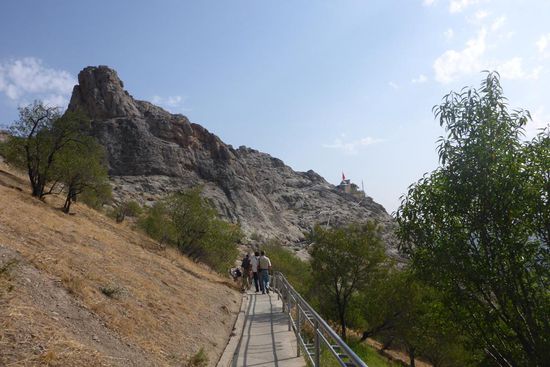 "Salomon's Thron", das Wahrzeichen von Osch, ein "heiliger Berg", ...