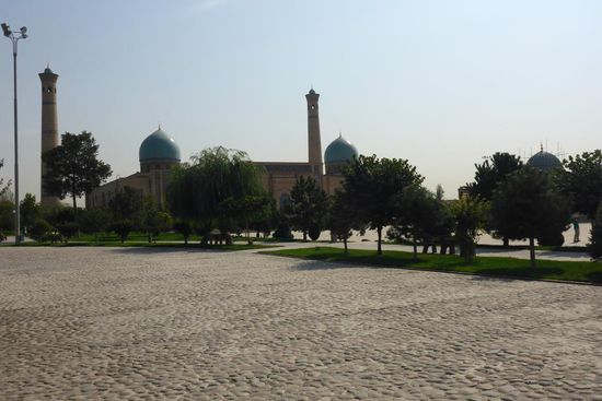 Der Khast Imom-Platz in Tashkent, das religiöse Zentrum des Staates ...