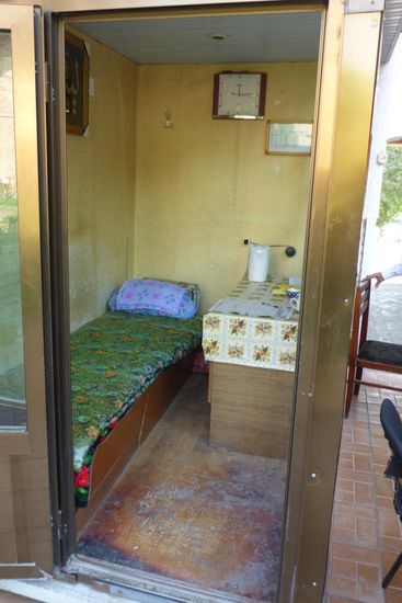 ... hier schläft der Pförtner