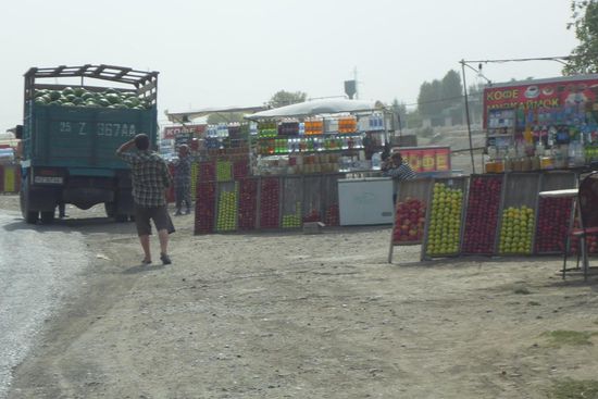 Obst gedeiht hier sehr gut ...