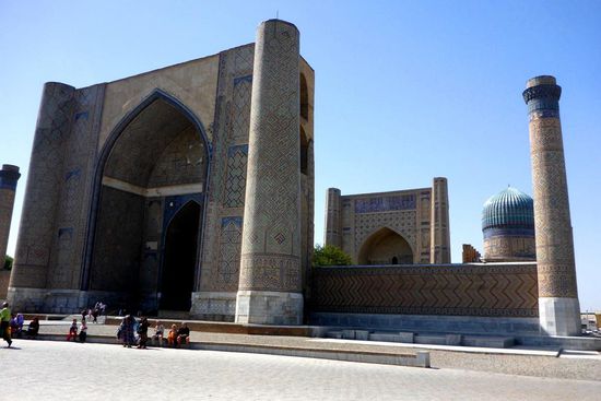 ... sie war eine der weltweit größten Moscheen in der islamischen Welt ...