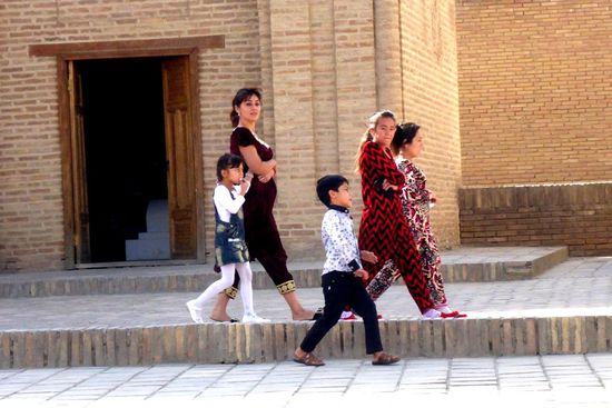 Auch einige Besucherinnen ...