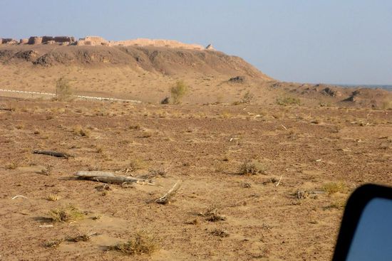 Ehemalige Burganlage, strategisch günstig gelegen