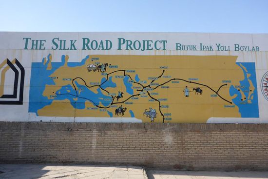 Die Routen der Seidenstraße