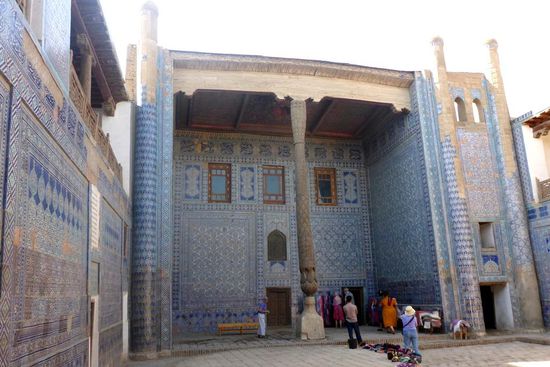 Im Palast Toshauli, dem Wohnsitz des Khans von Khiva