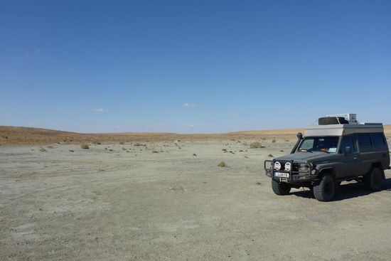 ... viel Sand und kaum Publikum