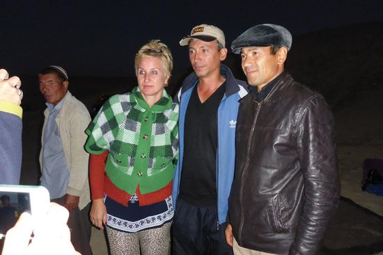 ... hier mit unseren anderen turkmenischen Guides