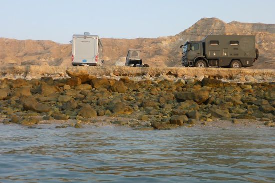 Camp am persischen Golf
9. - 12. 10. 2014, Tage 148 - 151; 28 638 km