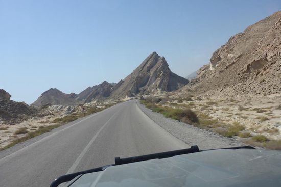 Unterwegs auf der Küstenstraße ...