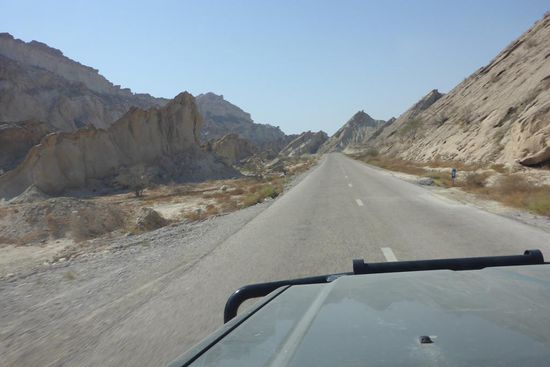 ... und sehenswerte Gesteinsformationen, hier waren gewaltige ...