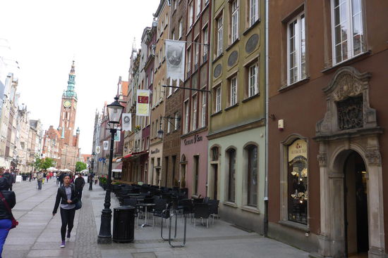 In der Altstadt in Danzig