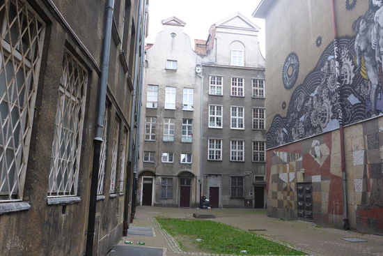 Hinterhof in Danzig