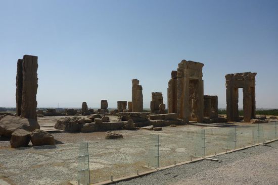 Palast von König Xerxes, dem Nachfolger von Darius I.