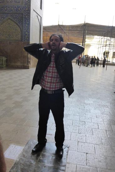 Gesangseinlage in der Moschee