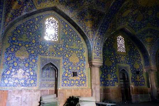 florales Muster als Besonderheit dieser Moschee